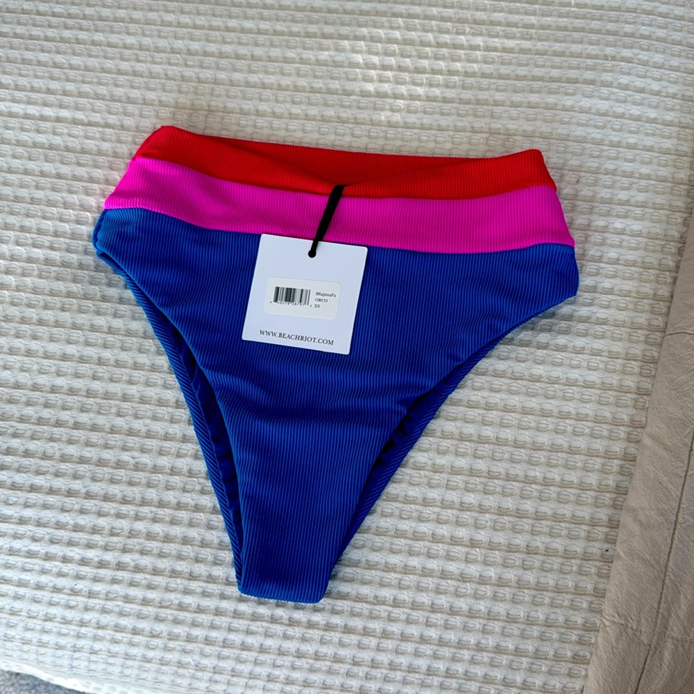 BEACH RIOT HEIDI Orchid Bottom size xs -NWT